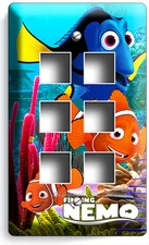 FINDING NEMO DORY MARLIN LIGHT SWITCH WALL PLATE OUTLET KIDS FISH ROOM ART DECOR