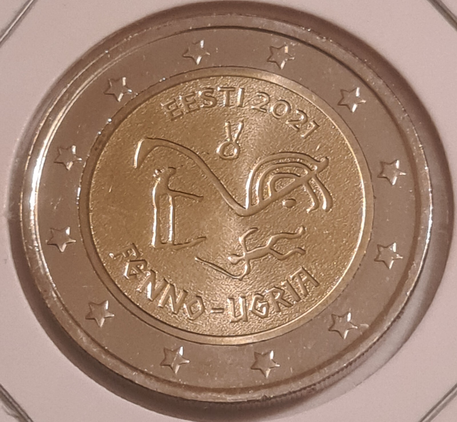 2 euros Peuples finno-ougriens – Estonie – 2021 BU UNC SCELLÉ 