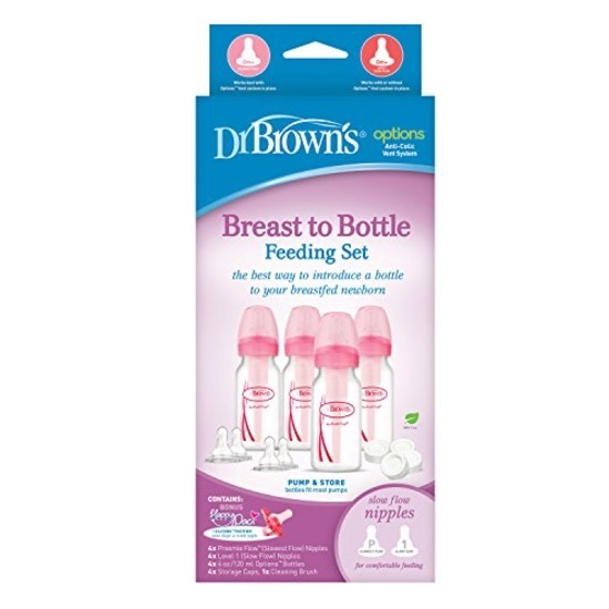 slow flow nipples for breastfed baby