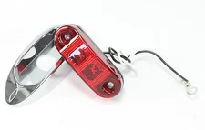 (6) LED RED LENS 2" Sealed Clearance Side Marker LIGHTS Waterproff 