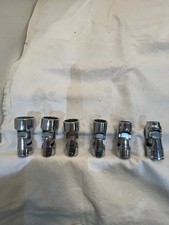Snap-On Six FUM 3/8 Drive 12 pt Swivel sockets, Shallow Depth. NOS Snap-On Six FUM 3/8 Drive 12 pt Swivel sockets, Shallow Depth. NOS