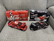 Action 1:24 Dale Earnhardt  & Jr Coke Coca Cola NASCAR Bank Car Lot (2)