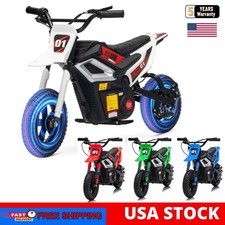 12" Fat Tire Electric Dirt Bike for Teen 350W Motor 24V Battery 14MPH Speed Max