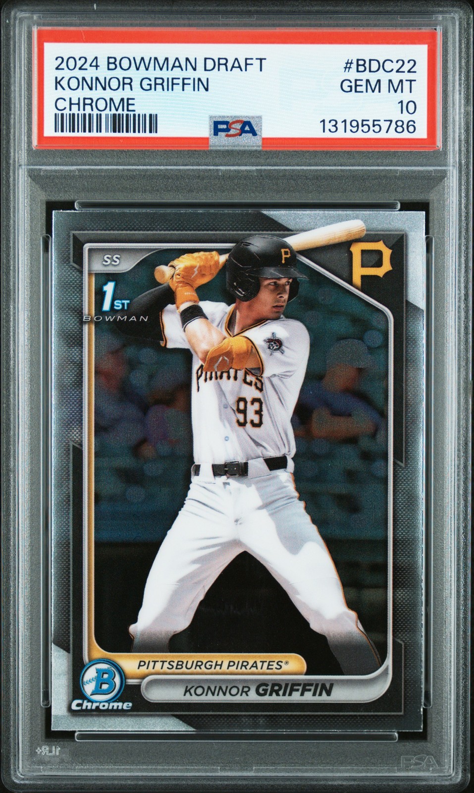 2024 Bowman Draft #BDC22 Konnor Griffin Chrome PSA 10