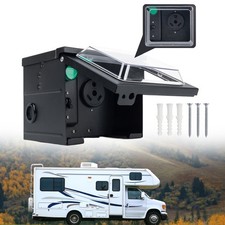30 Amp RV Power Outlet Box with Breaker 125V NEMA TT-30R RV Outlet Waterproof