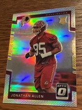 2017 Optic RC Silver Refractor Jonathan Allen #138 Redskins 