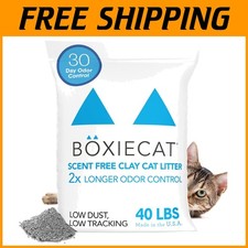 Boxie Unscented 30-Day Odor Control Cat Litter 40 lb