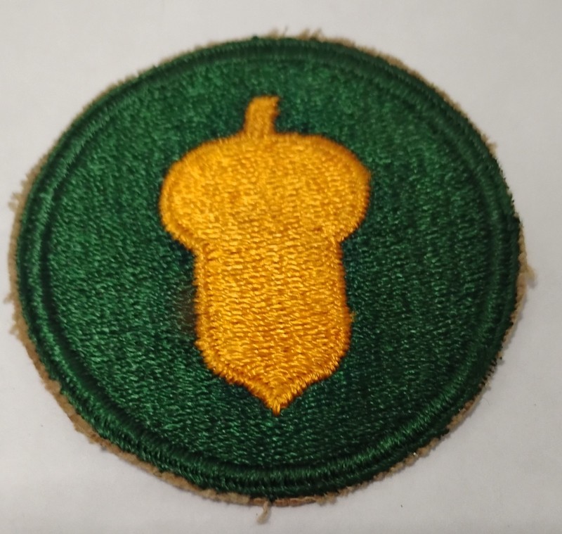 Original CUT-Edge Army 87th INFANTRY Division WHITE BACK!🔥 See Provenance!✨