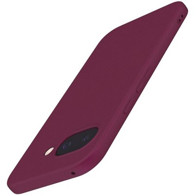 Google Pixel 9a Hülle Weich TPU Case ultradünn  Silikon Bumper Weinrot