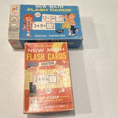 Educational Flash Cards for Math Basics for Elementary