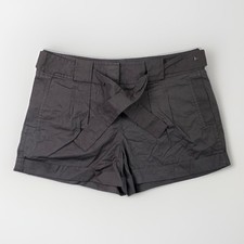 LAUREN CONRAD cotton women’s hotpants shorts with a tie belt SIZE: 16