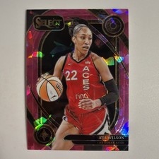 2025 Panini Select WNBA - Courtside A'ja Wilson #238 Pink Flash Prizm