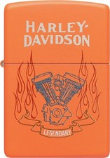 Zippo Feuerzeug "Harley Davidson orange Neuheit 2026" Neu & OVP