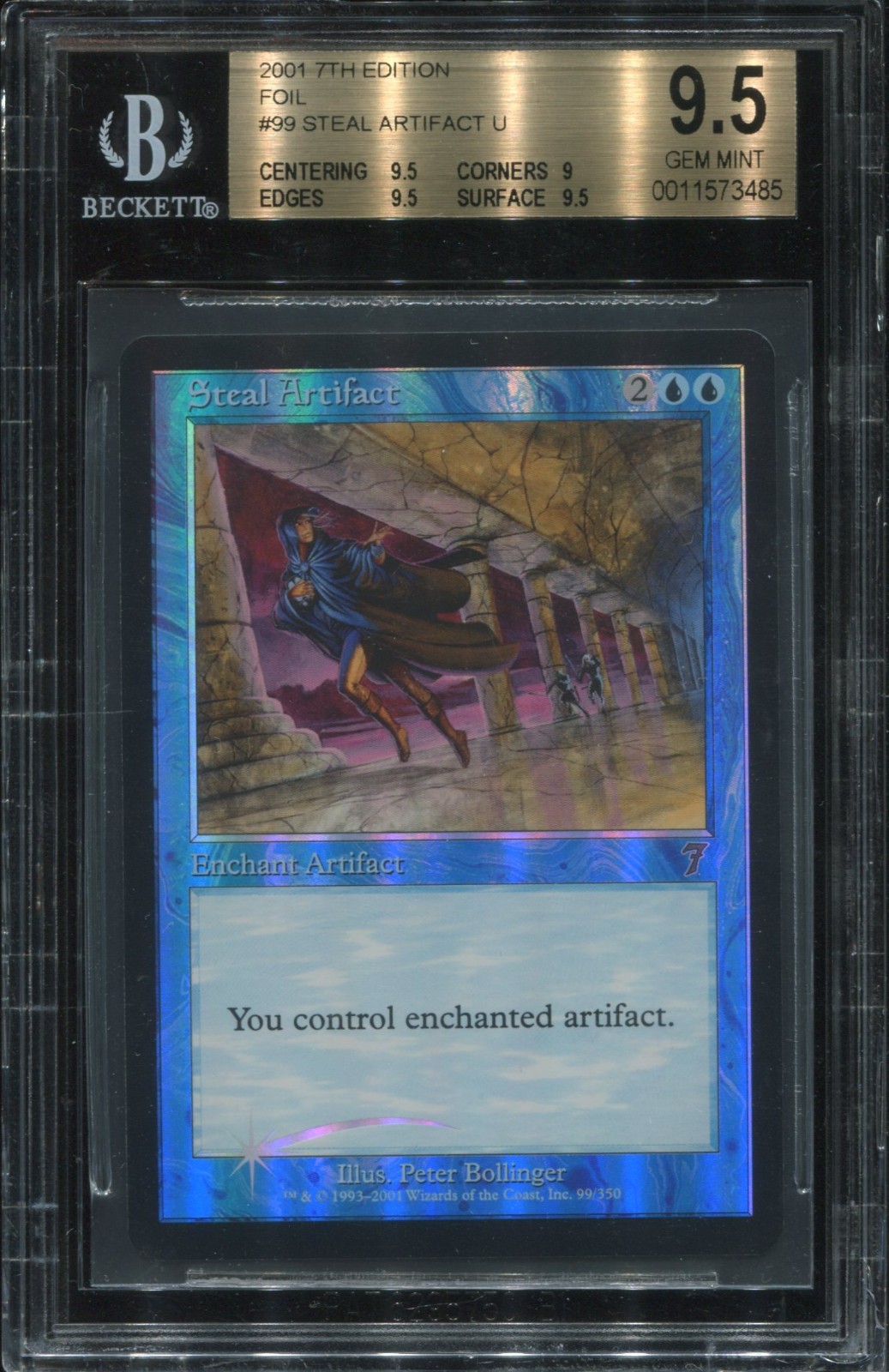 Steal Artifact BGS 9.5 Foil 7th Edition MTG Magic #4496
