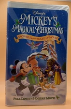Mickey's Magical Christmas: Snowed In at the House of Mouse VHS Disney Clamshell