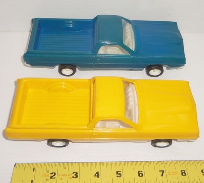 2 Vintage Tonka Blue & Yellow El Camino Ranchero - 1960 - No. 810217