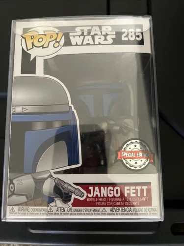 Funko Pop! Vinyl: Star Wars - Jango Fett - #285 - w Protector Case