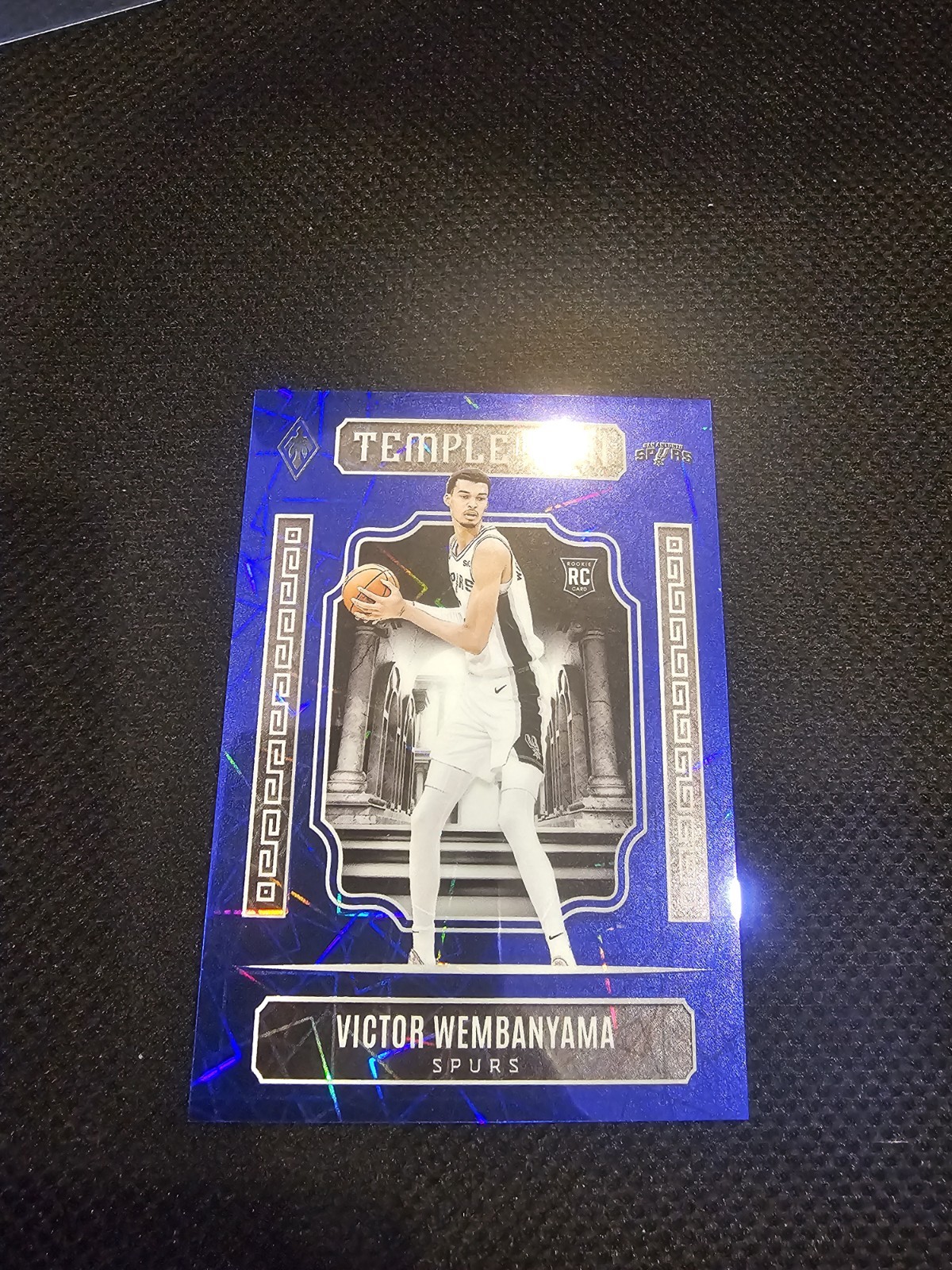 2023-24 Panini Phoenix - Temple Men Victor Wembanyama #7 Blue Lazer /275 (RC)