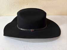 chapeau cowboy feutrine pour enfant NOIR