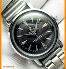 Vintage 40's Rolex Oyster Perpetual Chronometer Bubbleback Black Dial w/Bracelet