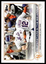 2022 Topps Baseball Card Superstars in the Big Apple New York Mets #436