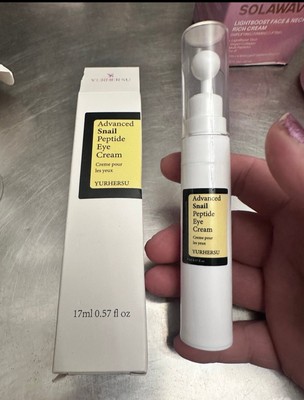 ''Snail Peptide Advanced under Eye Cream for Dark Circles, with 360° Massage Ball