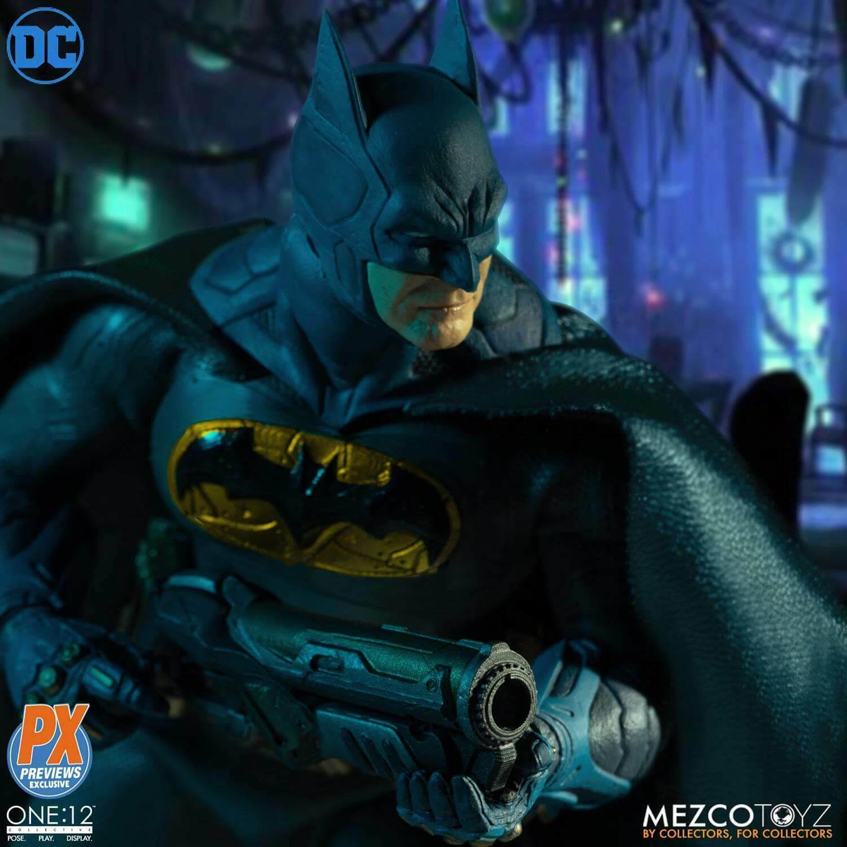 MEZCO One: Batman Supreme Knight PX Exclusive Blue One 12