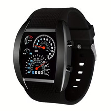 Cool Fashion Motorcycle Dashboard Watch Men Sports Watch Holiday Gift New Black