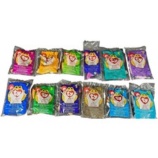 Complete 1998 McDonald  s Ty Teenie Beanie Babies Set 1  12 Sealed   NWT Vintage
