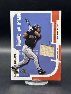 2002 E-X - Hit & Run Roberto Alomar Bat (MEM)
