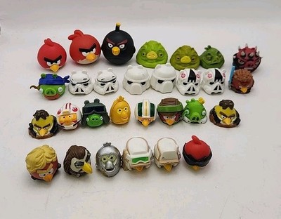 Angry Bird Rovio Figures Game Pieces Toys Star Wars 29 Pc Mixed Lot