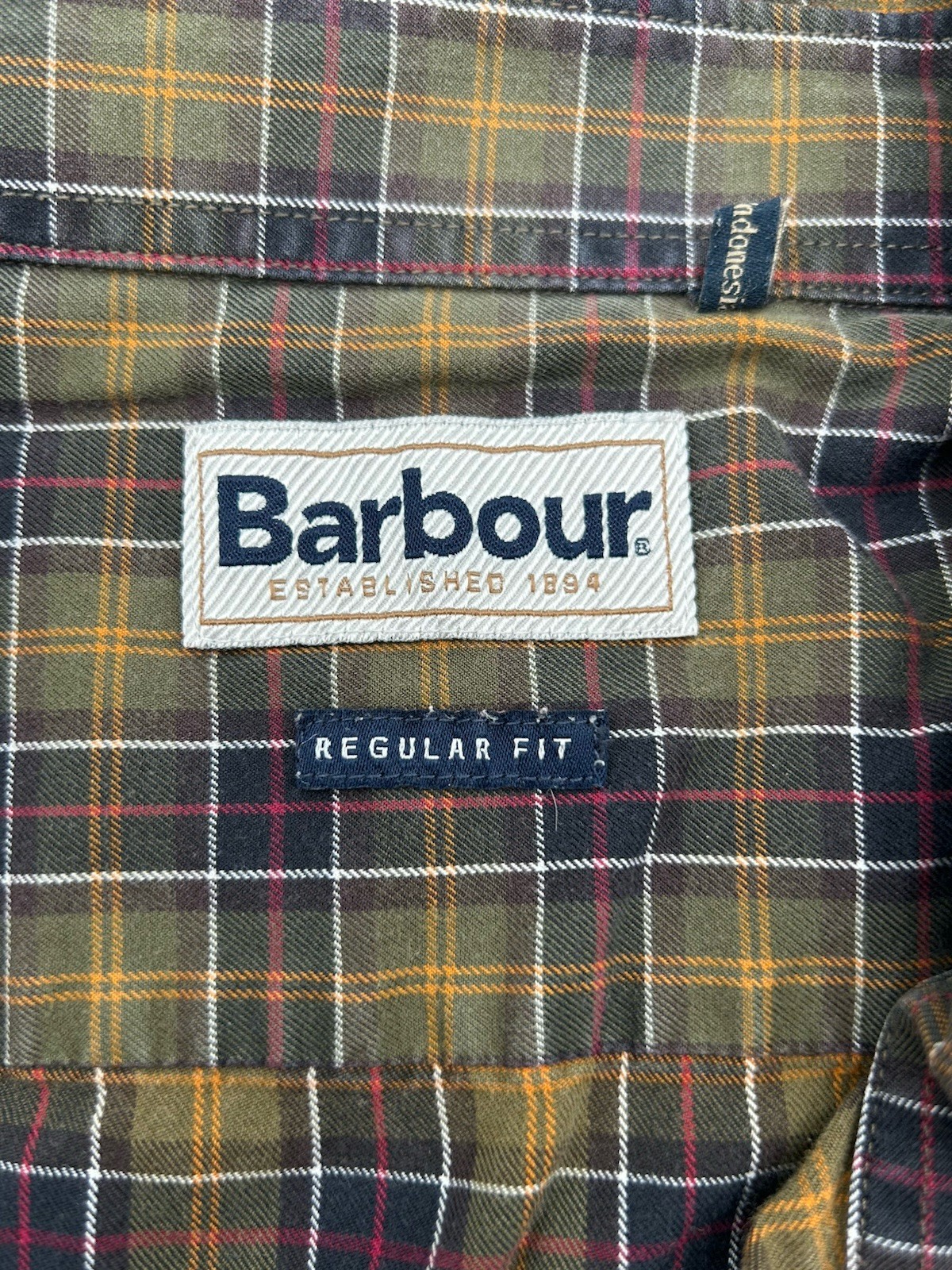 Barbour Malcolm Regular Fit Button Down Shirt Pla… - image 8