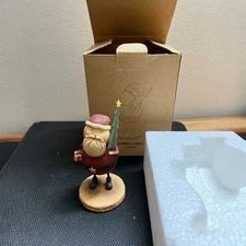 RETIRED 2004 AUGUST MOON MOONBEAMS DAN DIPAOLO SANTA Bobble Figurine 5" NEW/ Box