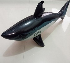 PVC Simulation Inflatable Shark Fun Water Toys For Kids Children Swimming Pool