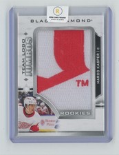 2023-24 Upper Deck Black Diamond Rookies Team Logo Jumbos Marco Kasper Rookie