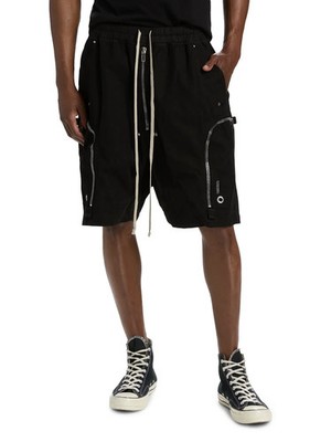 New DRKSHDW by Rick Owens Bauhaus Pods Drawstring Denim Shorts