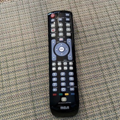 RCA RCRN04GR Universal Remote Control 4-Device LED Backlit