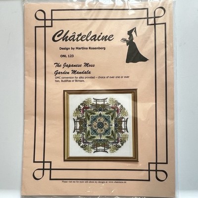 Chatelaine Counted Cross Stitch Chart Japanese Moss Mandala ONL 123 Pattern
