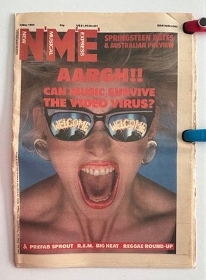 New Musical Express [NME] (05/04/1985) (Can Music Survive on Cover)