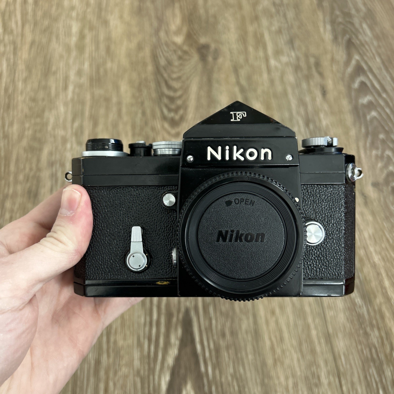 Nikon F US NAVY KS-80A / KS81A Rare 35mm Film Camera Nippon Kogaku Eye Prism