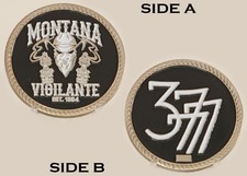 Montana Vigilante 377 Est. 1864 Challenge Coin  3#C