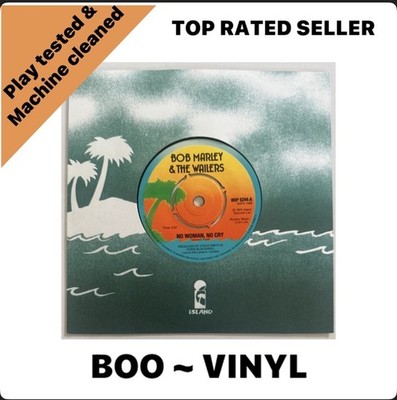 Bob Marley & The Wailers    no women no cry 7  Vinyl Record Reggae wip 6244 VG+