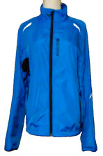 ROSSIGNOL WOMENS BLUE, BLACK SKI JACKET SPORTS WEAR FULL ZIP JOG,HIKE BICYCLE L