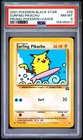 2001 POKEMON PROMO BLACK STAR POKEMON LEAGUE #28 SURFING PIKACHU PSA 8