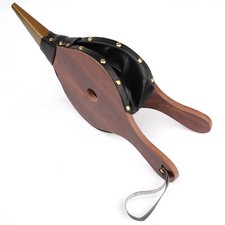 Bellows Fireplace Wood Leather Vintage Fire Brass Blower Antique Air Bellow