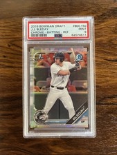 2019 Bowman Chrome Draft J. J. Bleday #BDC-150 Refractor 1st PSA 9 MINT