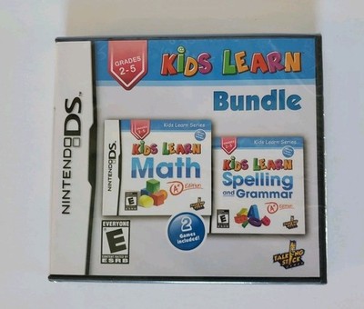 Nintendo DS Kids Learn Bundle: Math & Spelling Grades 2 to 5 NEW SEALED