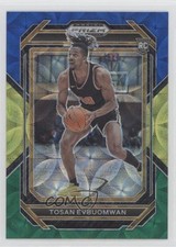 2023-24 Panini Prizm Draft Picks Choice Blue Yellow & Green Tosan Evbuomwan 13bp