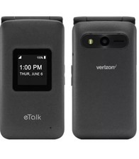GREAT CONDITION VERIZON POSTPAID KAZUNA ETALK F119/F019 4G LTE FLIP CAMERA PHONE
