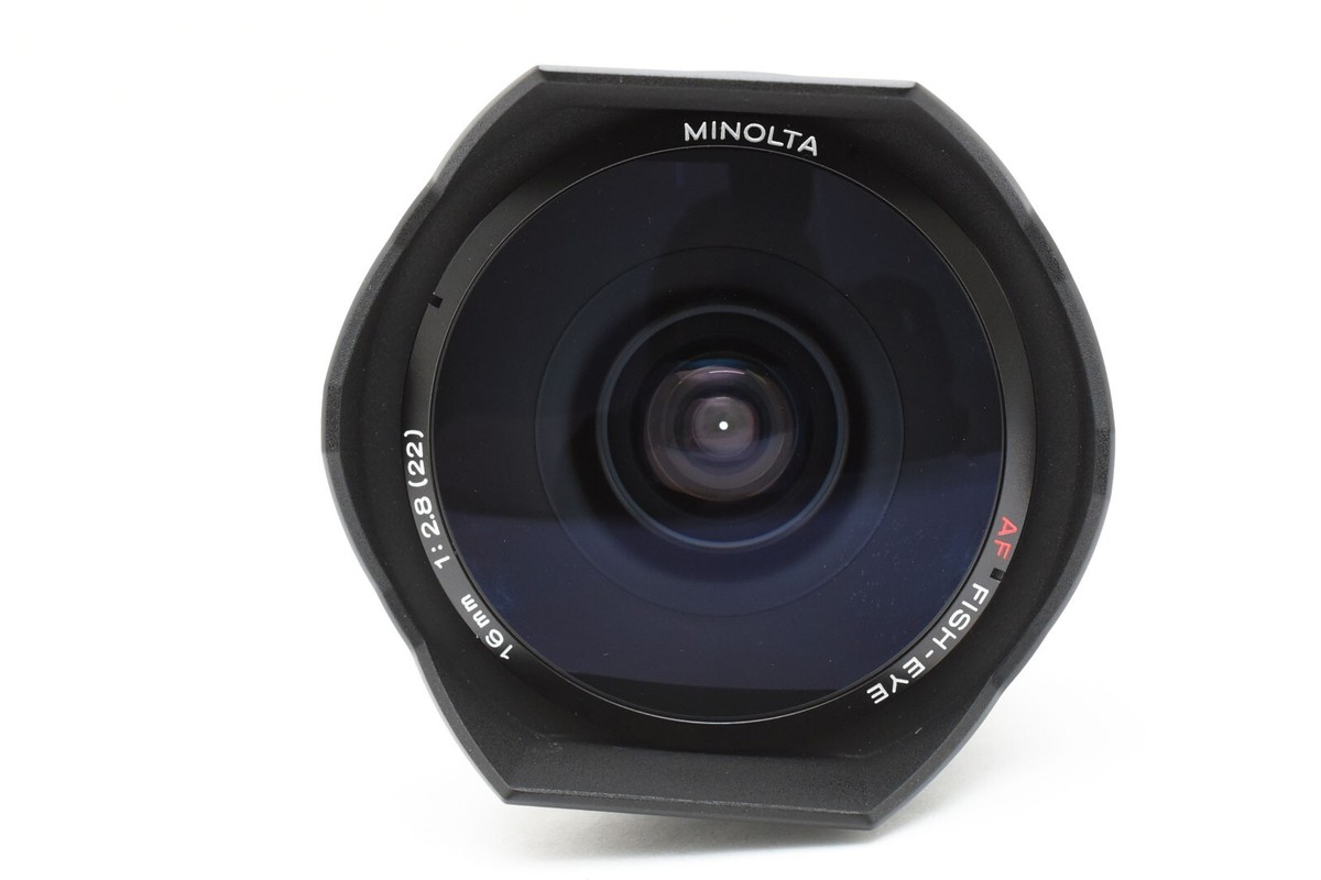 MINOLTA AF FISH EYE 16mm F2.8 Wide Angle From Japan 2354342 [Near